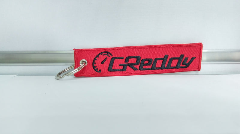 Key Chain Fabric Greddy Red