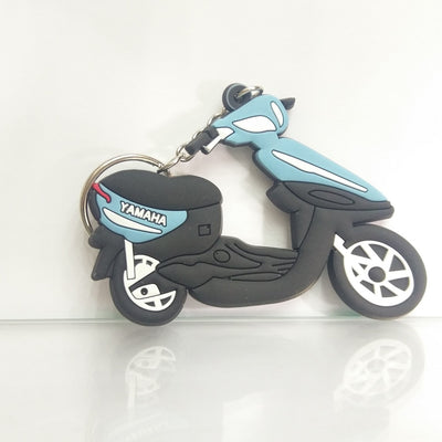 Key Chain Rubber Material Yamaha Scootee