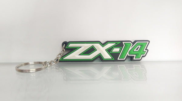 Key Chain Rubber Material ZX 14 Kawasaki