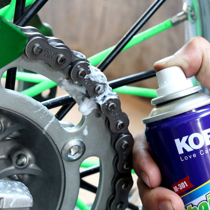 Motorcycle Orignal KOBY Chain Lube And Maintenance Kit Chain Lube + Cleaning Brush