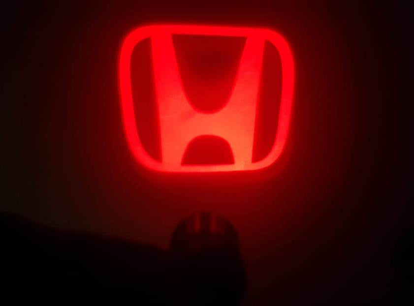 LED Laser Back Shadow Light Logo (Honda Red Logo)