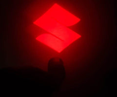 LED Laser Back Shadow Light Logo (Suzuki Red Logo)