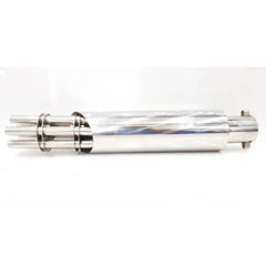 MACHINE GUN EXHAUST PIPE MOVABLE BIKES Silver