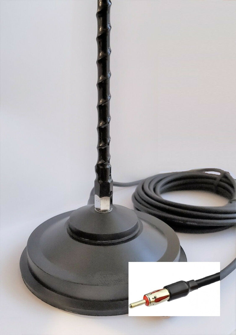 SIGNAL MASTER UNIVERSAL AM-FM SPRING BASE ANTENNA STUMPY - 700mm