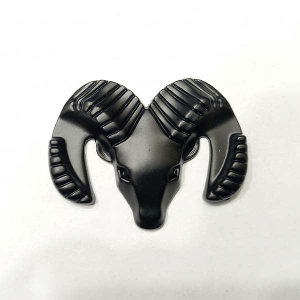 Dodge Sticker Black Metal Logo