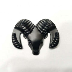 Dodge Sticker Black Metal Logo