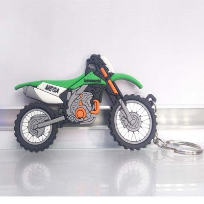 Key Chain Rubber Material Mega Kawasaki