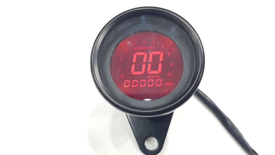 Universal Car - Bike Digital Meter Round Style 4 Colour