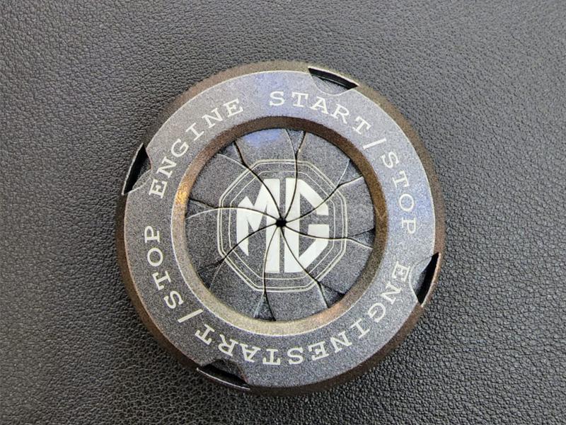 MG Push Start Engine Cover Spin Push Start Button Cover