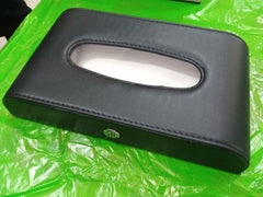 MG Car Dashboard Tissue Box Luxury PU Leather Box Black