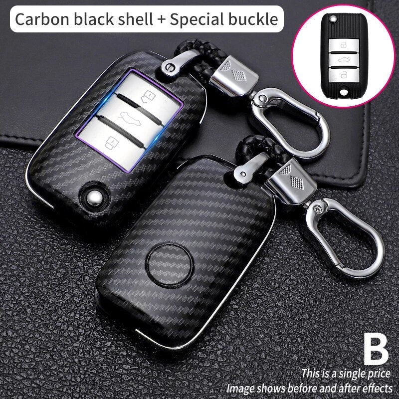MG ZS - Carbon Fiber Protection Key Cover Case