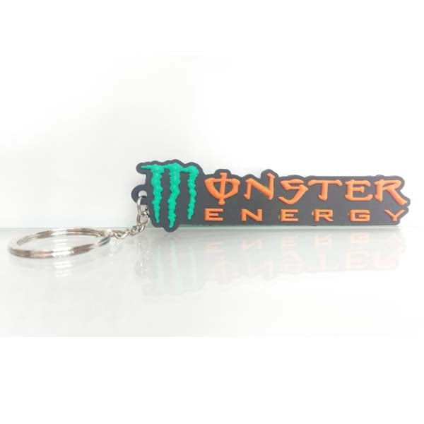Key Chain Rubber Material Monster Energy