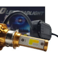 Moto TD LED Headlight AC-DC H4 H6 HS1 60Watts IP67 Hi - Low - Flash 6000LM