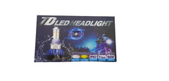 Moto TD LED Headlight AC-DC H4 H6 HS1 60Watts IP67 Hi - Low - Flash 6000LM