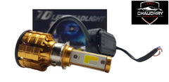 Moto TD LED Headlight AC-DC H4 H6 HS1 60Watts IP67 Hi - Low - Flash 6000LM