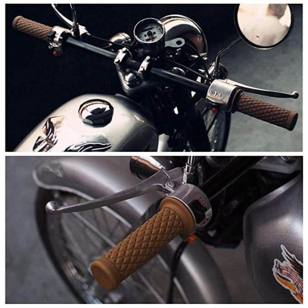 Motorbike Cubic Style Grip Soft Rubber Material Universal Grip