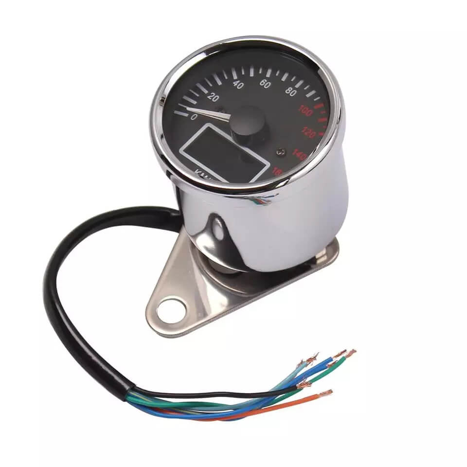 Motorbike Digital Grande Style Speedo Meter Small Universal