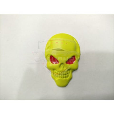 N Green Skull Metal Logo