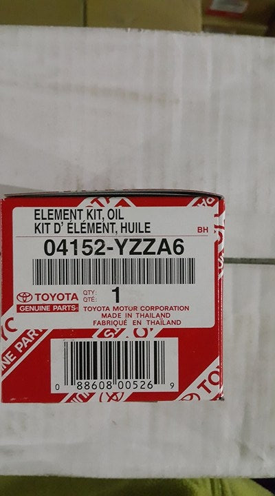 TOYOTA OIL FILTER ELEMENT FOR VITZ AQUA ETC. ETC.