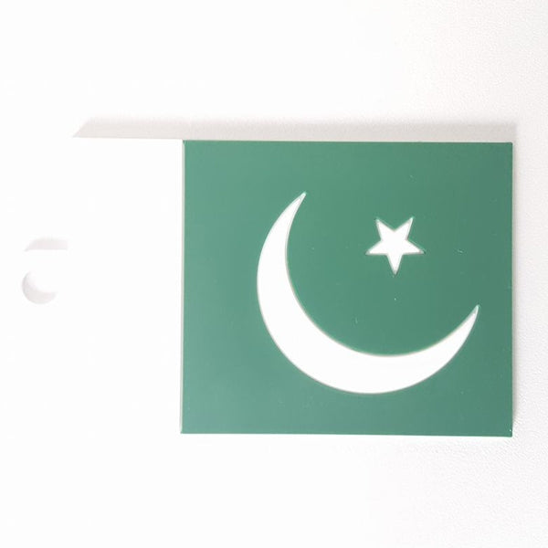 Pakistan Flag Hanging Tag