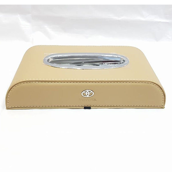 Premium Quality Tissue Box Toyota Off White