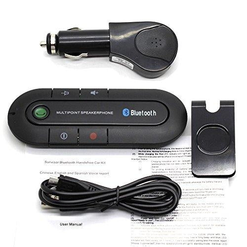 Car Bluetooth Visor Portable Kit Wireless Handsfre.