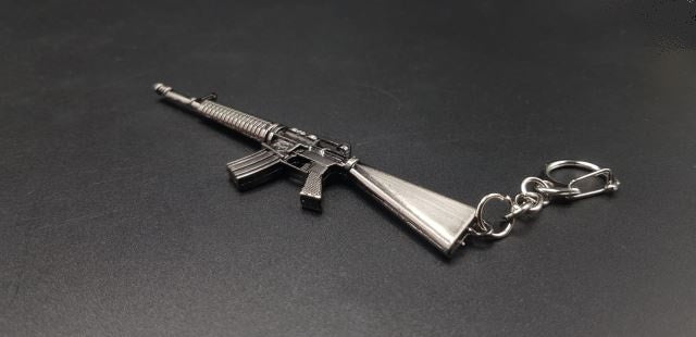 Pubg M16A4 Gun Metal Keychain