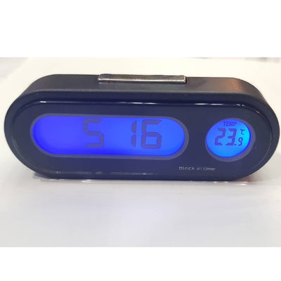 Universal Clock Inside Temperature With Light