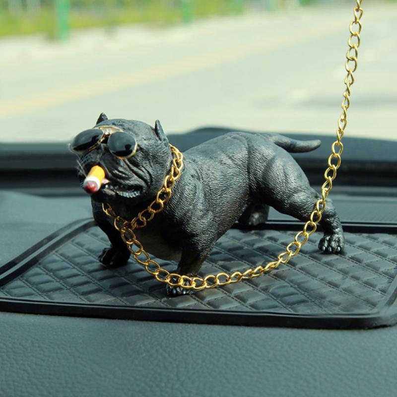 Car Interior Decoration Bull Dog Black Hanging Car Pitt Bull Hanging