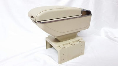 Universal Arm Rest Console Box 6 Ports Charger Beige Colour