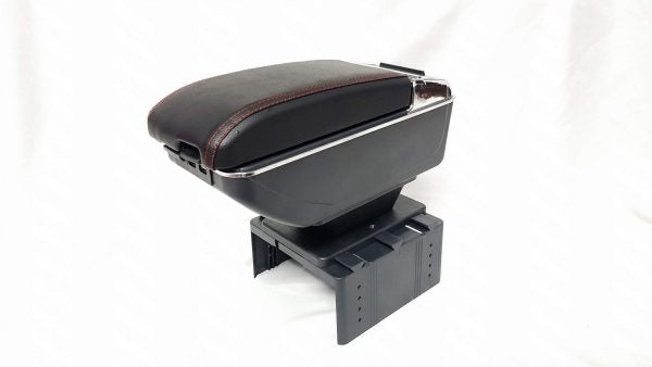 Universal Arm Rest Console Box 6 Ports Charger BLACK