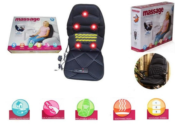 Car Seat Massager 12v 5 Points with Heat