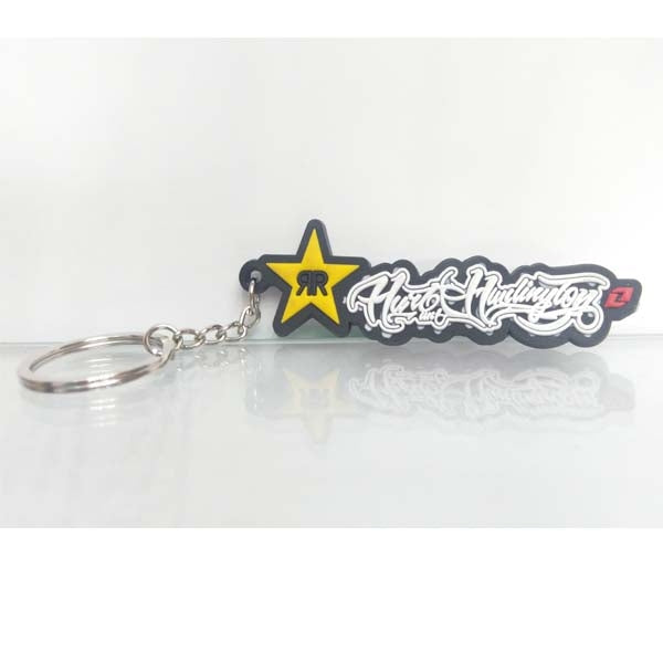 Key Chain Rubber Material Star