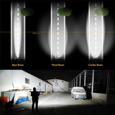 52 Inch Bar Light Biscuit Style Combo LED Bar Light