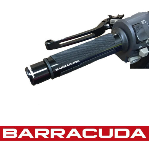 Universal Motorcycle Original Barracuda Aluminum Handle Grip Black