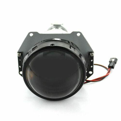 Bi Xenon Projector White DRL Round Style 55 Watt HID Complete Set