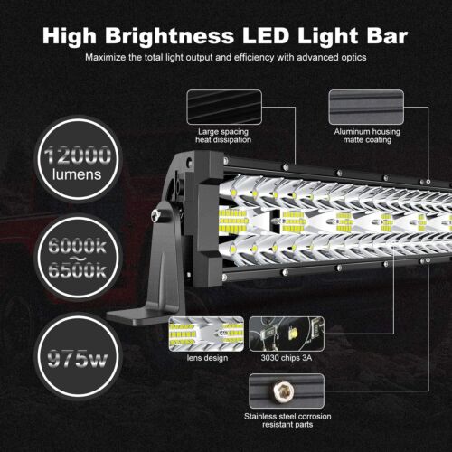 41 Inch Bar Light Biscuit Style Combo LED Bar Light