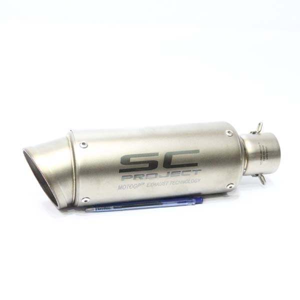 Universal Bike Exhaust SC Project Silver Curve – Chaudhry Auto Store