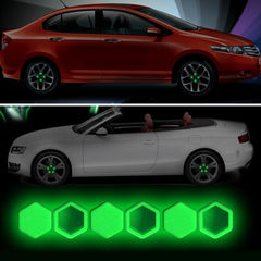 Silicone Wheel Nuts Caps Bolt Covers Green