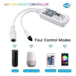 Smart Life RGB LED Strip WIFI Controller - Smartphone APP Controller With Alexa Magic Google Assistant