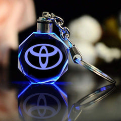 Smart Toyota LED Keychain With Multiple Light Shades
