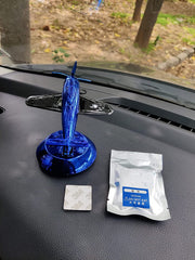 Stylish Solar Aeroplan Model Car Dashboard Air Freshener Perfume Blue