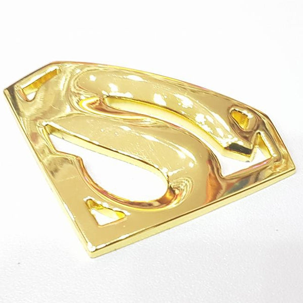 Superman Large golden Metal logo