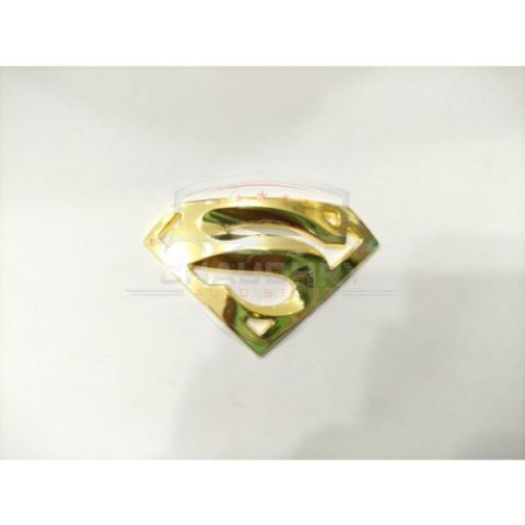Superman Gold Metal Logo