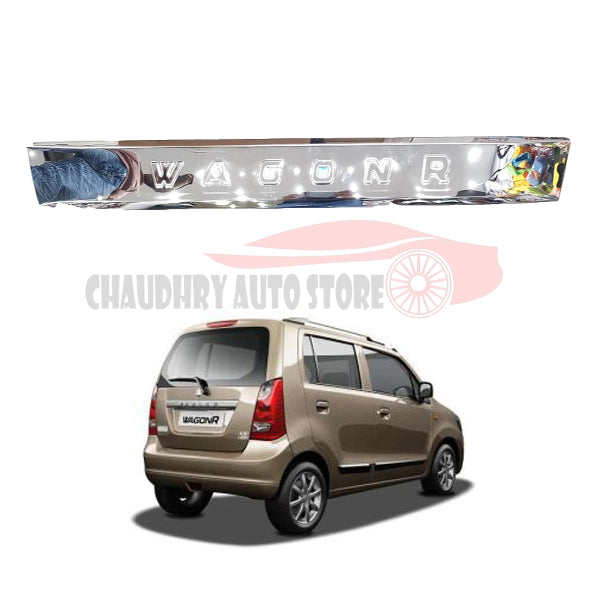 Suzuki Wagon R Trunk Chrome Garnish