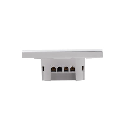 2 Gang WIFI Wall Switch, Smart Light Double Switch, Glass Panel Contact Sensor Interrupter EU Plug