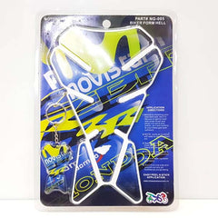 Premium Quality Bike Tank Protector With Keychain Honda Blue