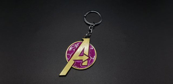 The A Metal Keychain