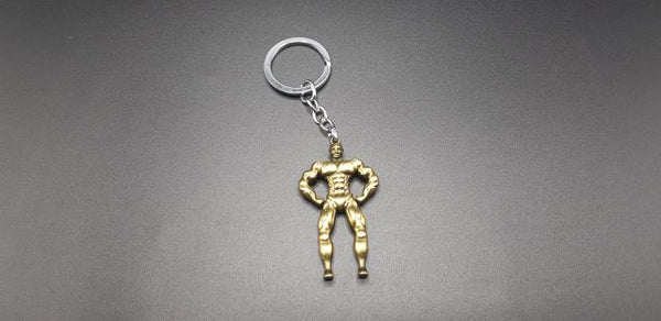 The Builder Metal Keychain