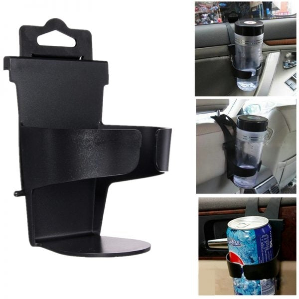 Universal Adjustable Car door mount Portable Drink Water bottle plastic Holder Hanger